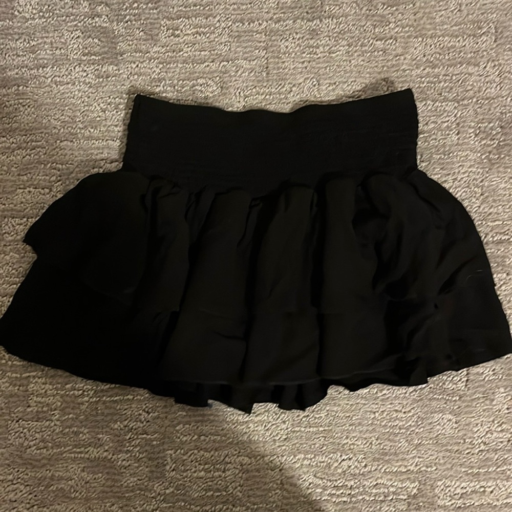 Oyoangle tiered layered ruffle mini skirt